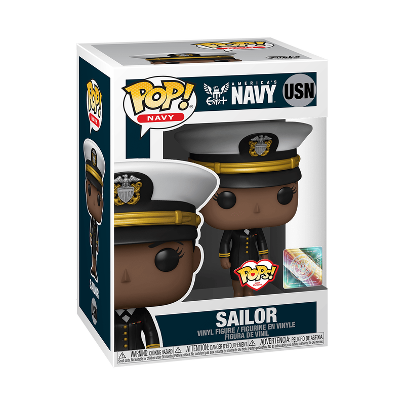 FUNKO FEMALE NAVAL OFFICER (DRESS BLUES)
