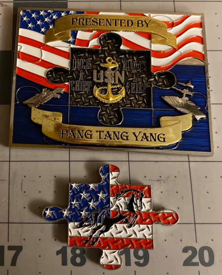 CUSTOM CHALLENGE COINS (INFORMATION AND ART FEE)