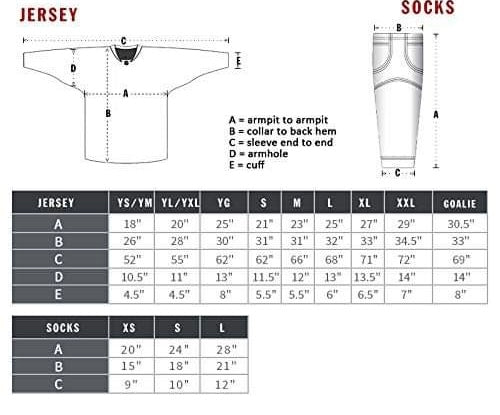 CUSTOM HOCKEY JERSEY (BETWEEN 1-9 JERSEYS ORDERED)