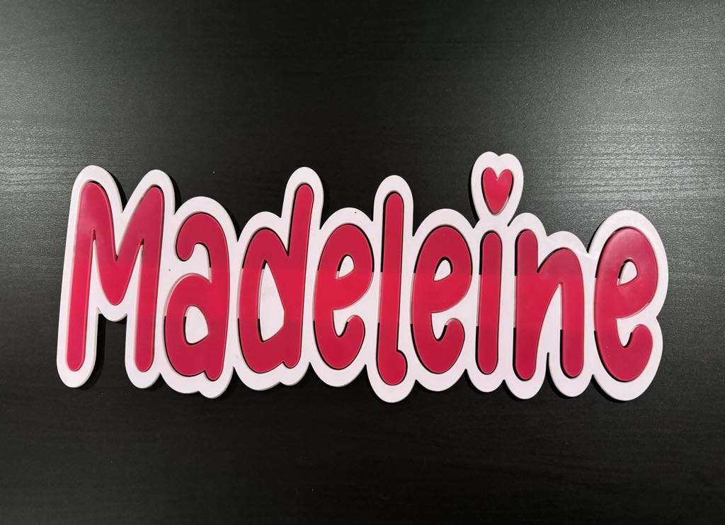 18" Custom Sign (Without Wood Backing)