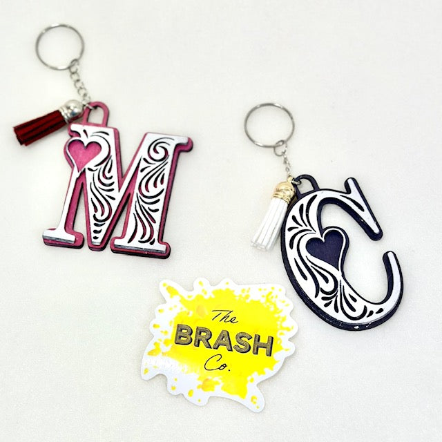 Custom Letter Key Chain